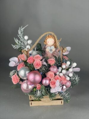 Композиция «Christmas Princess» купить с доставкой в Мытищах